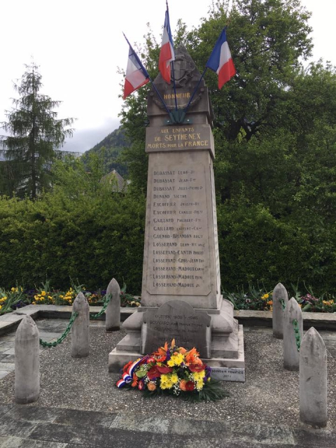 faverges,seythenex,ceremonie,8 mai 1945,haute-savoie