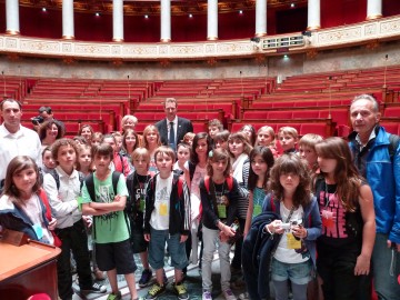 doussard,assemblee nationale,parlement des enfants,parlement,visiste,ecole,enfant