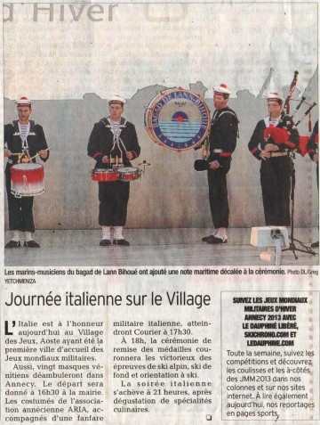 armee,annecy,ceremonie,ouverture,ski,short track,biathlon,ski de fond