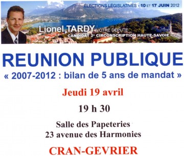 presse,dauphine,elections législatives,lionel tardy,reunion publique