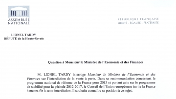 qe,questions ecrites,gouvernement