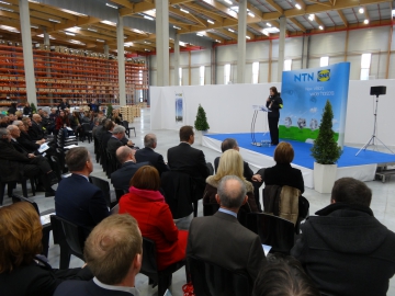 ntn,snr,inauguration,logistique,automobile,roulement