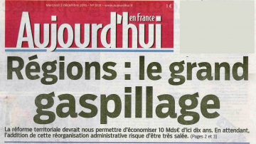 fusion,régions,réforme territoriale,loi notre,économies,budget,fonctionnement,ppl,proposition de loi