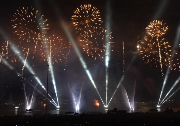 annecy,fete,fete du lac,feu d'artifice