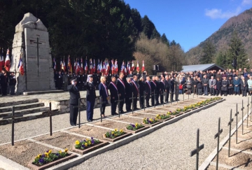 morette,necropole,anniversaire,combat des glieres,haute-savoie