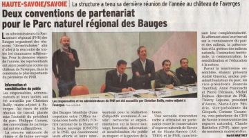 presse,essor,faverges,massif des bauges,comite syndical,pnr,tardy,herisson,haute-savoie