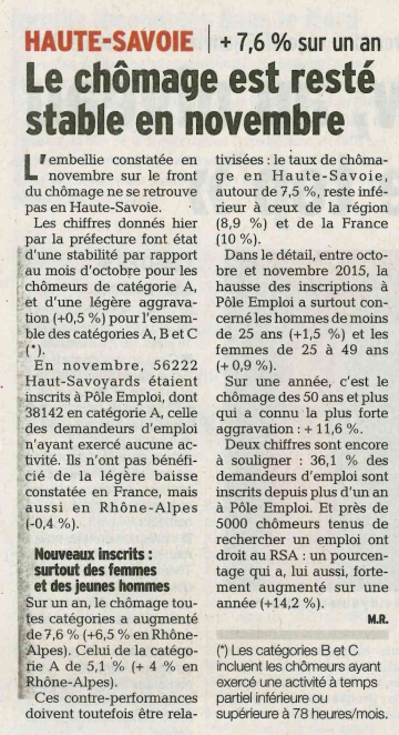 emploi,main d'oeuvre,haute-savoie,chomage,frontaliers,suisse,rsa