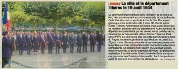 annecy,71eme anniversaire,liberation