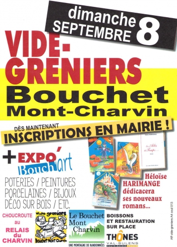 bouchet-mont-charvin,bouch'art,vide grenier,expostion,haute-savoie