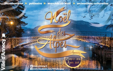 annecy,marche de noel,inauguration,haute-savoie