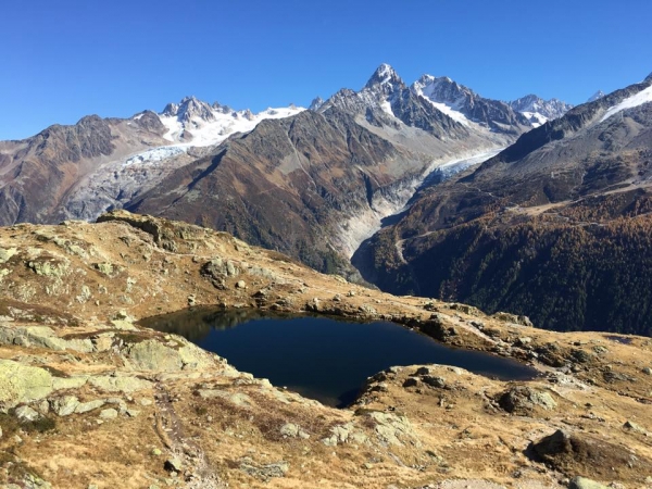 chamonix,randonnee,lac,montagne,lac blanc,lacs chesery,col des montets