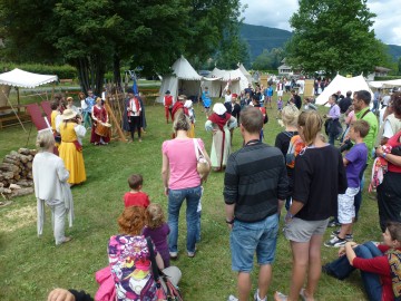 saint-jorioz,campement,moyen age,medieval,fete,inauguration