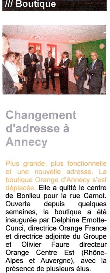 annecy,orange,france telecom,inauguration,telephone,internet,fai