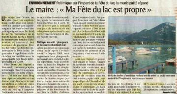 annecy,lac,fete du lac,pollution