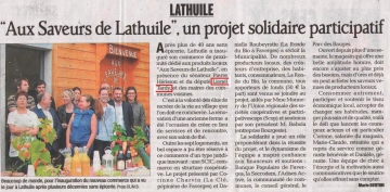 lathuile,inauguration,commerce