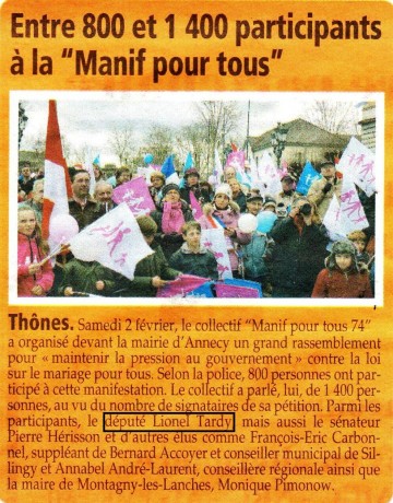 presse,dauphine,annecy,manifestation,mariage,mariage pour tous,assemblee,loi