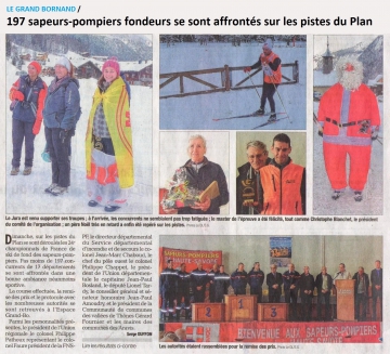 presse,dauphine,aravis,entremont,la clusaz,le grand-bornand,manigod,saint-jean-de-sixt,ski de fond,sapeur pompier,championnat,france,haute-savoie