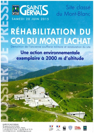 saint-gervais,chantier,rehabilitation,col,mont lachat,tmb,tardy