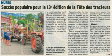 mures,fete des tracteurs,haute-savoie