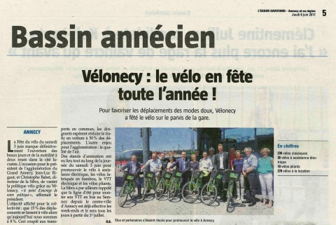 velonecy,vélo,cyclistes,annecy,déplacement doux,fête,cyclable