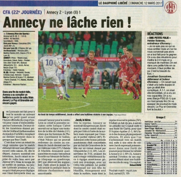 annecy,olympique,football,lyon,championnat,amateur,haute-savoie