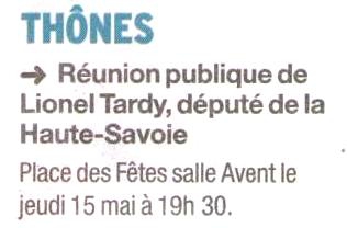 thones,rencontre debat,lionel tardy,ump 74,militants,public,2ème circonscription