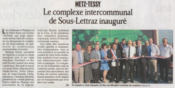 inauguration,gymnase,sport,epagny,metz-tessy