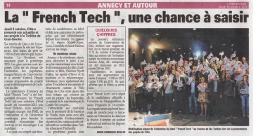 annecy,presse,dauphine,tic,cran-gevrier,candidature,annecy french tech