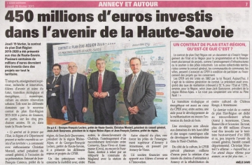 presse,dauphine,annecy,conseil general,investissement,etat,region,haute-savoie,departement,projet