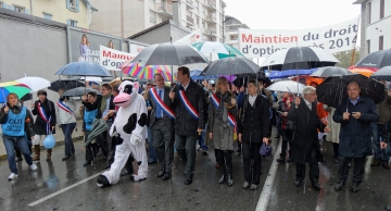 annemasse,manifestation,frontaliers,droit d'option