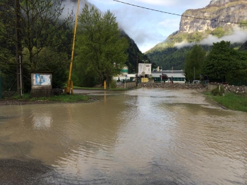 presse,dauphine,aravis,thones,manigod,intemperies,pluie,degats,sapeur pompiers