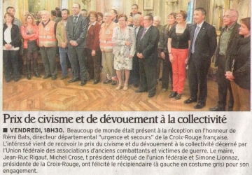 annecy,mairie,reception,civisme,croix rouge