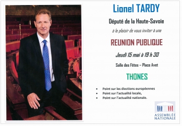 thones,rencontre debat,lionel tardy,ump 74,militants,public,2ème circonscription